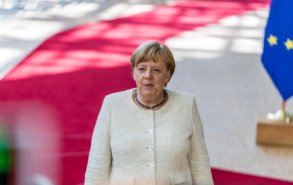 Angela Merkel w 2019 r., przed specjalnym szczytem RE / autor: Fratria