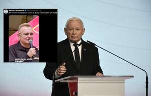 Jarosław Kaczyński oraz wpis Mateusza Morawieckiego z portalu X / autor: Fratria/X-Mateusz Morawiecki