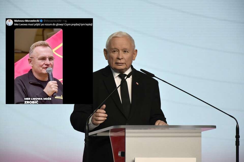 Mer Lwowa grozi prezesowi Kaczyńskiemu. "Hańba, to jest skandal"
