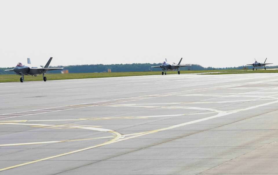 Pierwsze F-35 powitane w Polsce! Nie było ojca sukcesu