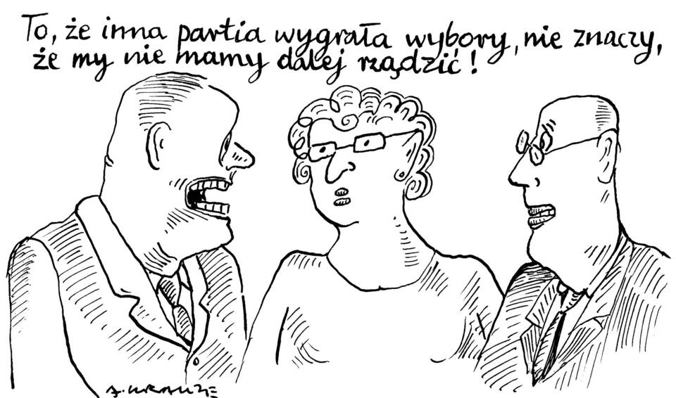 Rys. Andrzej Krauze / autor: wPolityce.pl