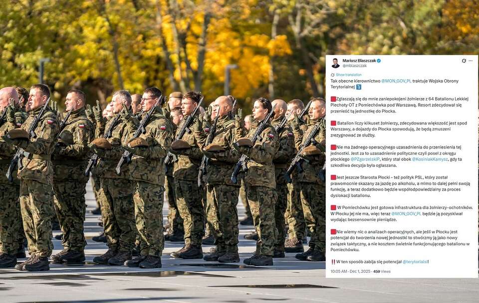 Przysięga żołnierzy WOT, październik 2023 / autor: Fratria