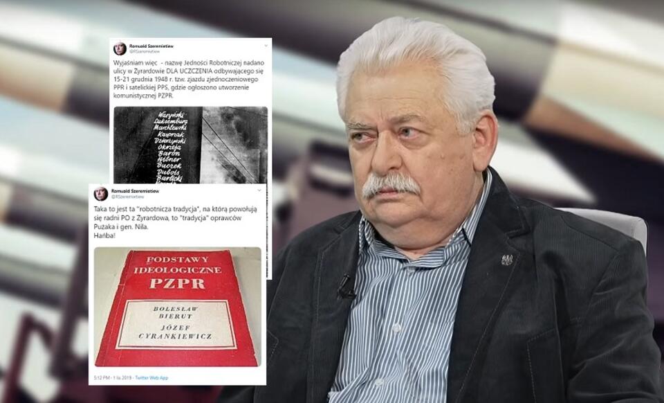 Prof. Romuald Szeremietiew / autor: Telewizja wPolsce.pl; Twitter
