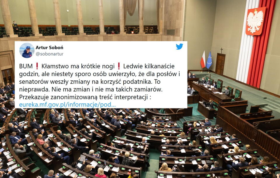 Sejm / autor: Fratria/Twitter