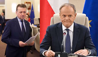 SAFE. Błaszczak ujawnia, czym gra Tusk