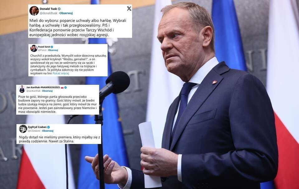 Tusk manipuluje ws. Tarczy Wschód. Burza w sieci