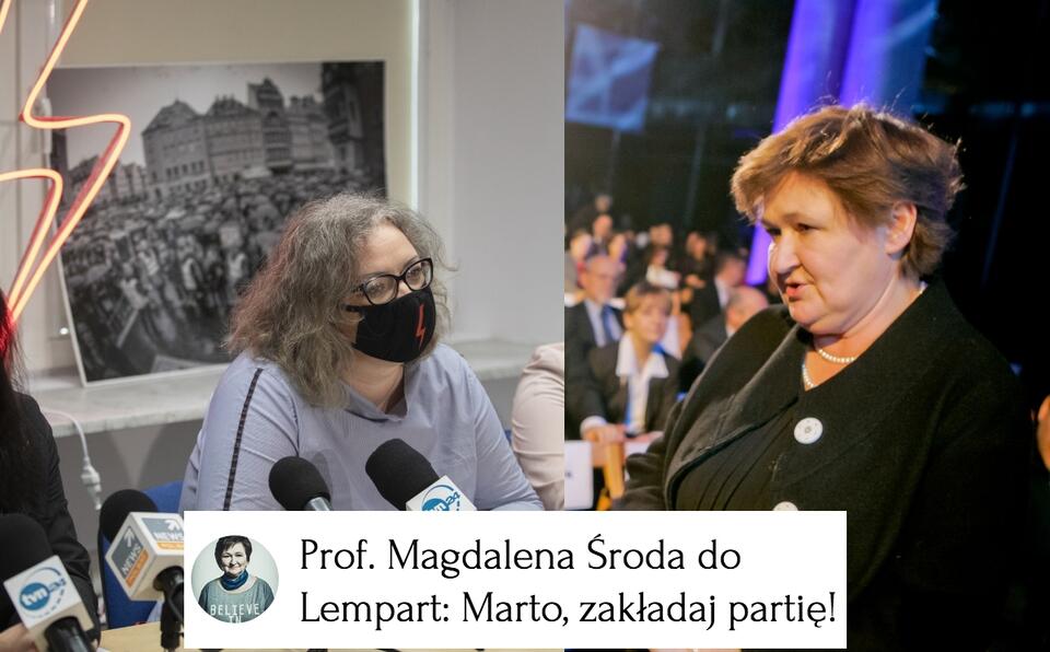 Marta Lempart i Magdalena Środa / autor: Fratria/"WO"