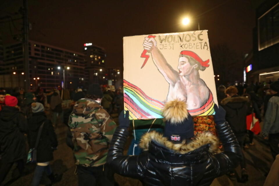 strajk kobiet / autor: PAP/Leszek Szymański