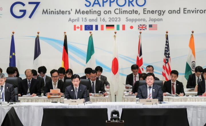 Obrady ministrów klimatu grupy G7 w Sapporo w Japonii / autor: PAP/ EPA/JIJI PRESS JAPAN
