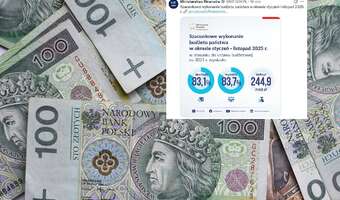 Zawał! Ćwierć biliona deficytu i spadek dochodów o 9 proc.