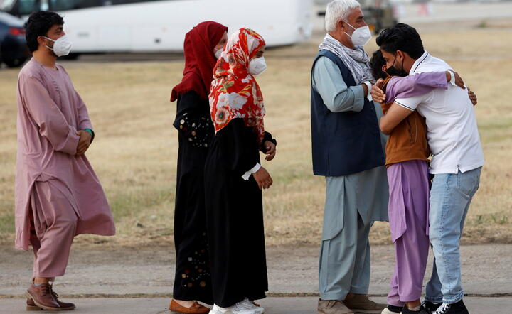 Afgańczycy ewakuowani do Hiszpanii / autor: PAP/EPA