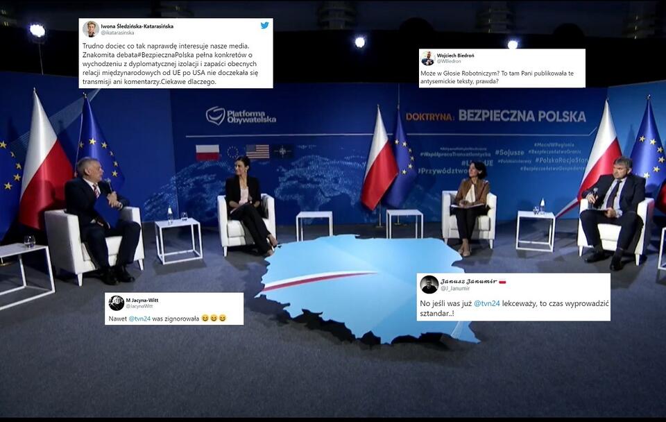 Konferencja PO / autor: screenshot Facebook Platforma Obywatelska/Twitter