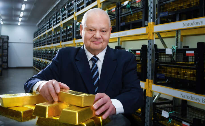 Prezes Adam Glapiński chce, żeby trzecia część złota NBP była przechowywana w Polsce / autor: materiały prasowe NBP