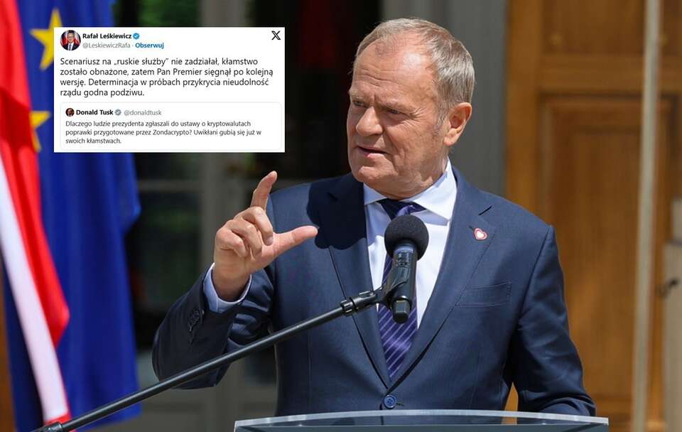 Tusk w panice w sprawie Zondacrypto! Forsuje nową narrację