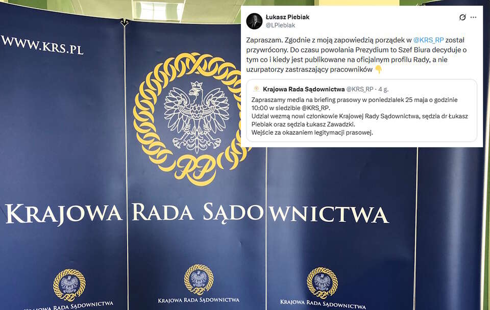 Konto KRS odbite! "Uzurpatorzy zastraszali pracowników"