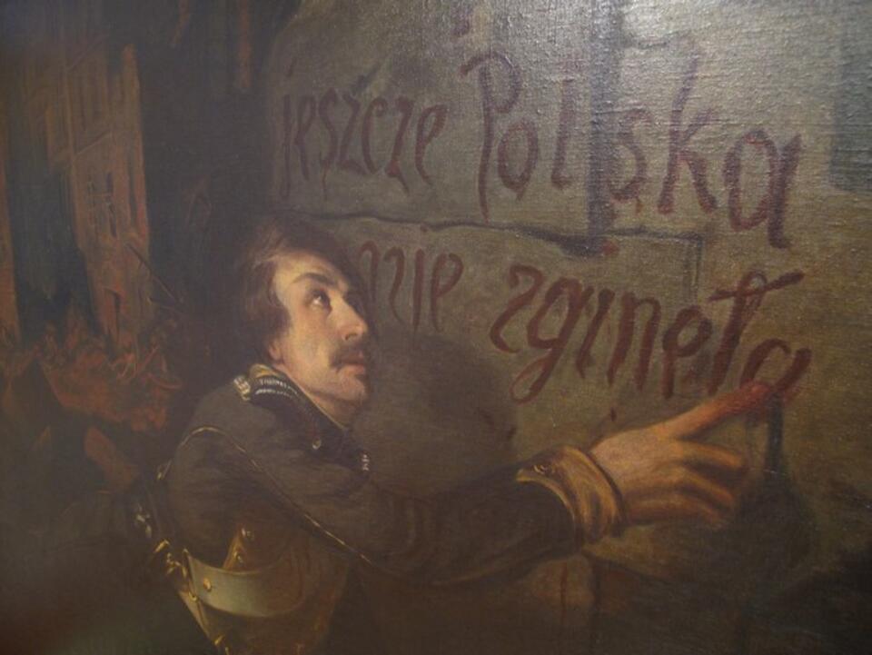 Charles Gilbert d'Anelle "Epizod szturmu Warszawy z 1831 r." w Muzeum Hymnu Narodowego w Będominie. Fot. wPolityce.pl