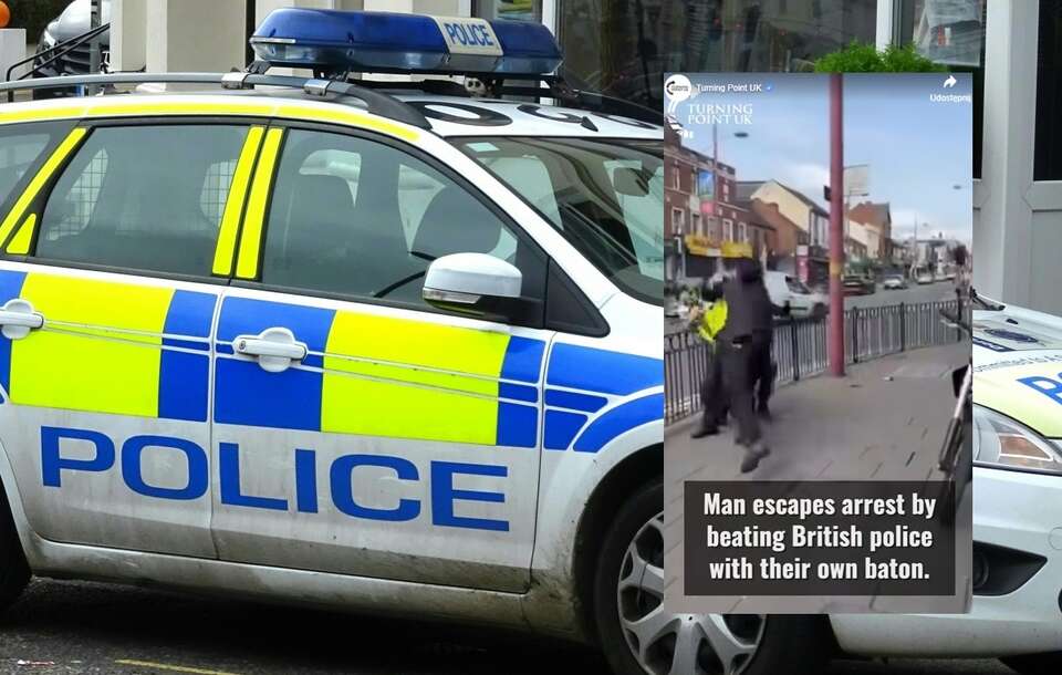 Kompromitacja brytyjskiej policji. Nagranie hitem sieci!