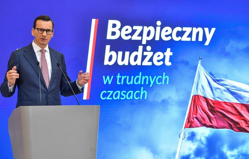 Premier Mateusz Morawiecki na konferencji prasowej / autor: PAP/Radek Pietruszka