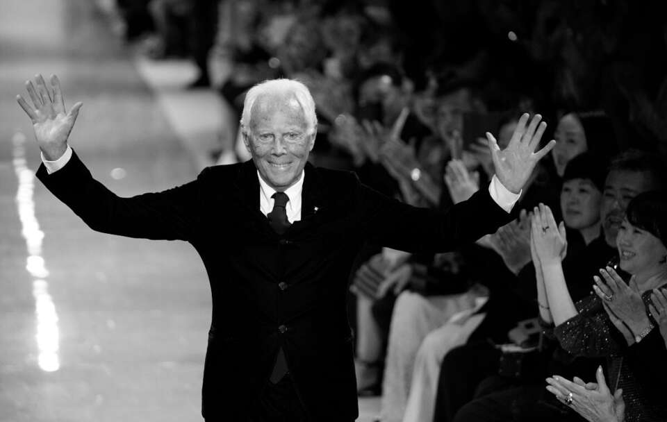 Giorgio Armani / autor: PAP/EPA/FRANCK ROBICHON