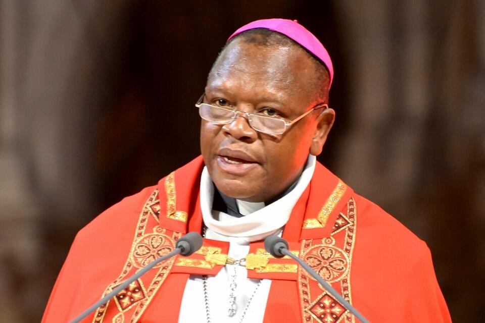 arcybiskup Kinszasy w Kongo, kardynał Fridolin Ambongo / autor: wikimedia commons/François-Régis Salefran/https://creativecommons.org/licenses/by-sa/4.0/deed.en