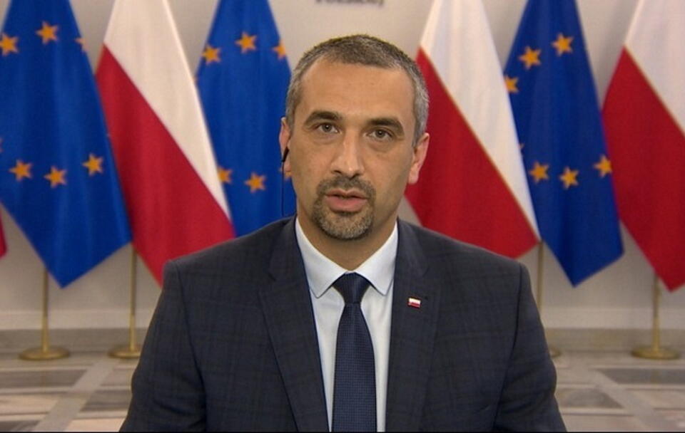 Marek Pęk / autor: screenshoot: Polsat News