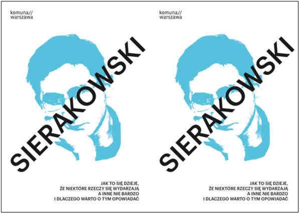 Na zdjęciu - plakat spektaklu "Sierakowski".