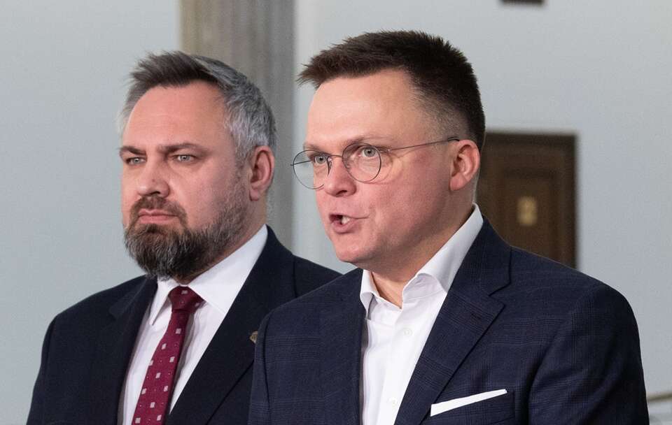 Mirosław Suchoń i Szymon Hołownia / autor: Fratria
