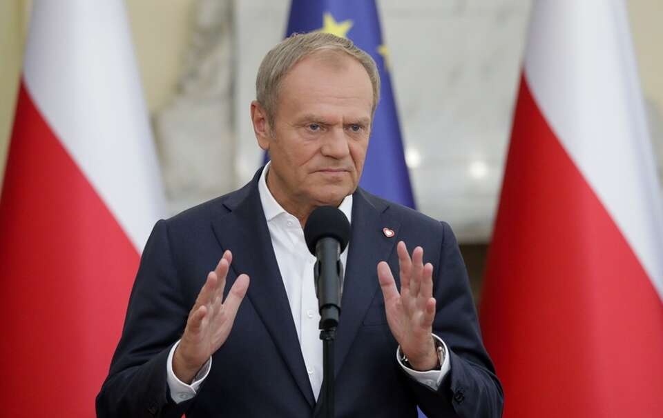 Premier Donald Tusk / autor: PAP/Tomasz Gzell