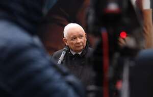 Prezes PiS Jarosław Kaczyński przestrzegł przed działaniami rządu Donalda Tuska związanymi ze zmianą nazwy CPK.  / autor: X @pisorgpl
