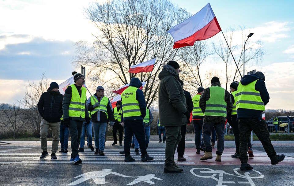 Protest rolników w Medyce / autor: PAP/Darek Delmanowicz