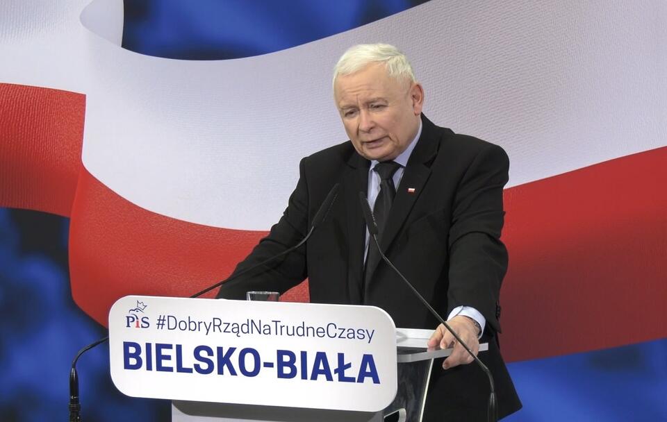 Prezes PiS Jarosław Kaczyński w Bielsku-Białej / autor: Facebook/Prawo i Sprawiedliwość