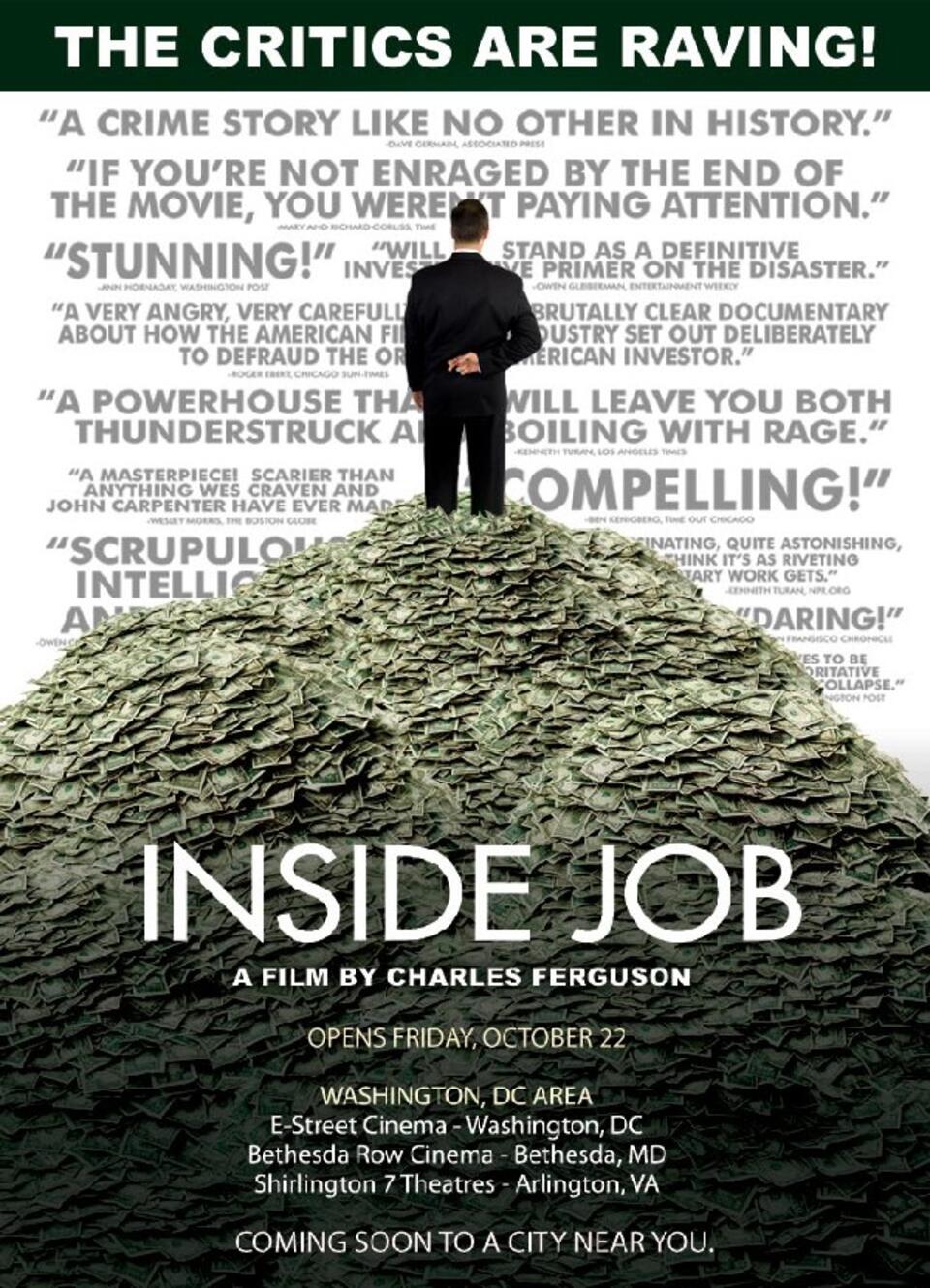 "Inside Job", reż. Charles H. Ferguson
