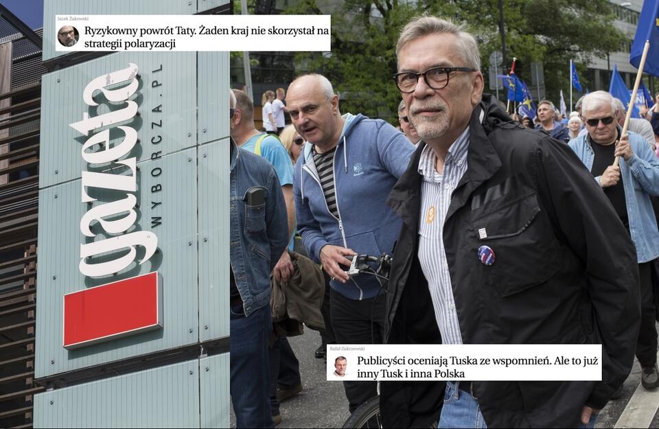 Spór w "GW". Żakowski wątpi w Tuska? Zakrzewski odpowiada / autor: Fratria/Wyborcza.pl