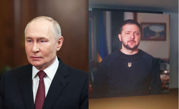 Zełenski: 24 lutego mijają cztery lata od chwili, gdy Putin miał zająć Kijów w trzy dni  / autor: PAP/Fratria