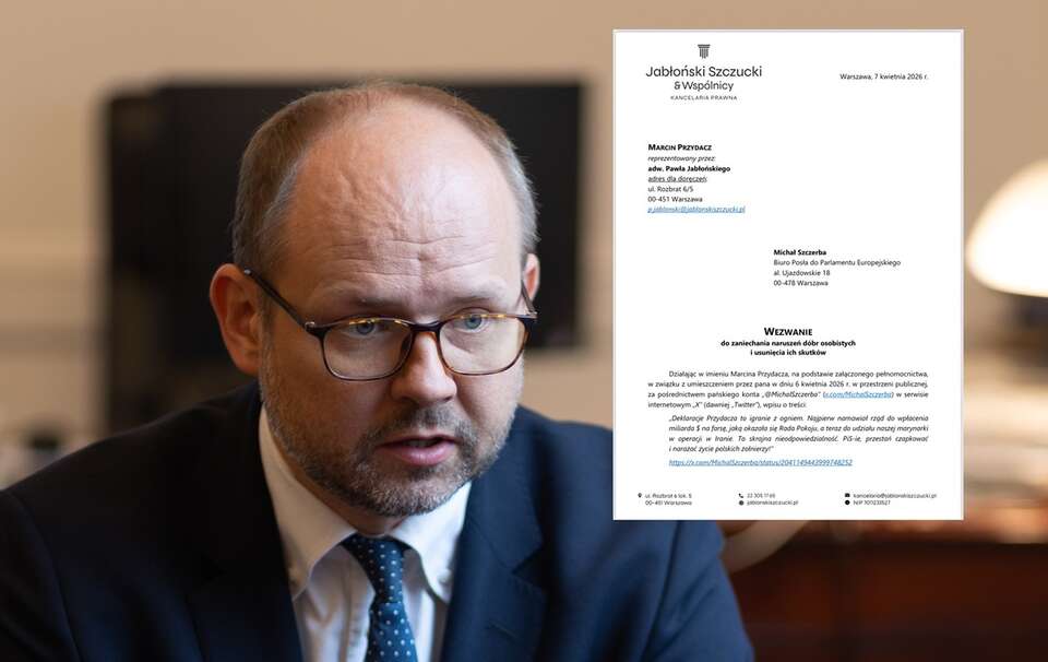 Przydacz предпринимает судебный иск против Щербы