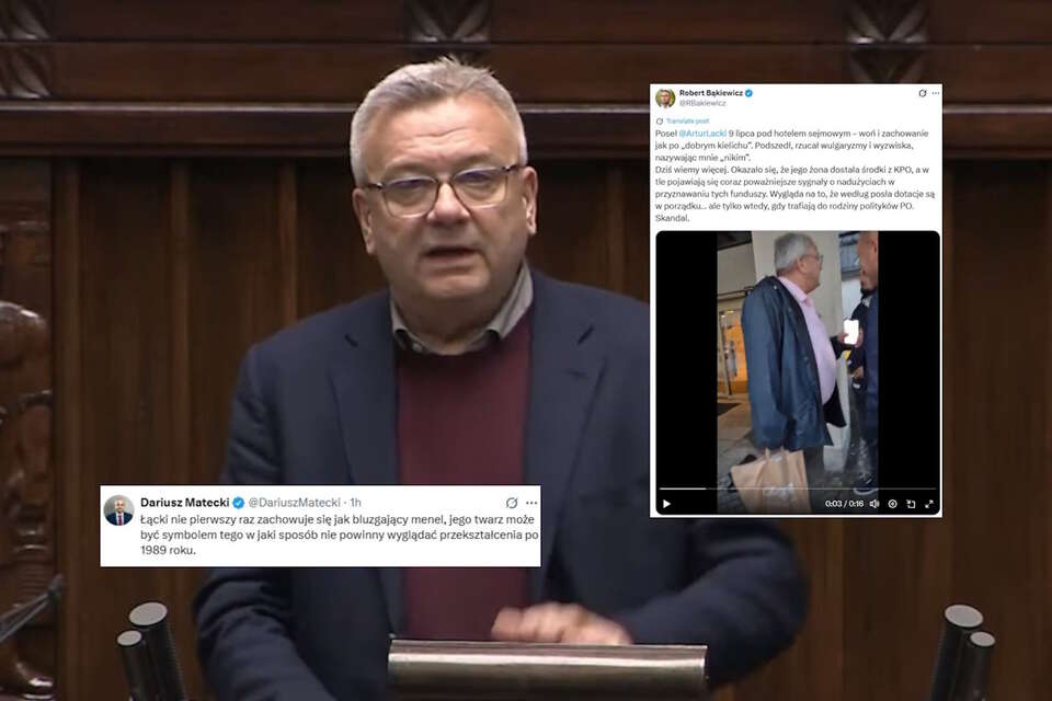 Poseł KO Artur Łącki / autor: Sejm, screen
