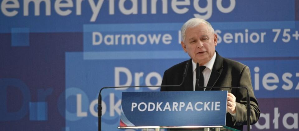 Jarosław Kaczyński  / autor: 	PAP/Darek Delmanowicz