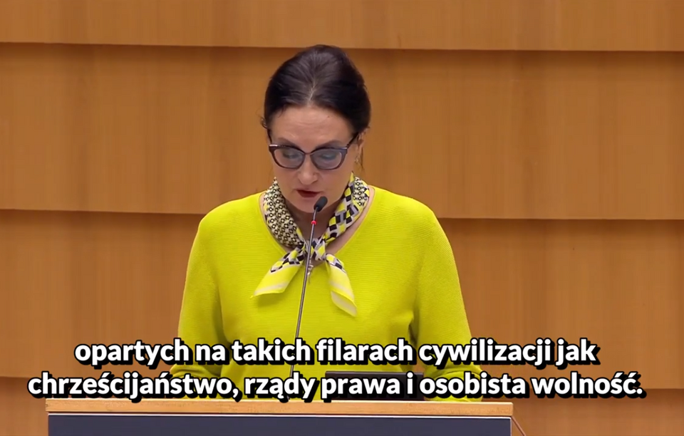 Izabela Kloc / autor: screen YT/ IZABELA KLOC - Poseł do Parlamentu Europejskiego