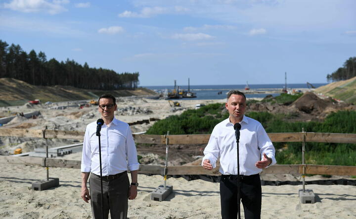 Prezydent Andrzej Duda i premier Mateusz Morawiecki / autor: fotoserwis PAP