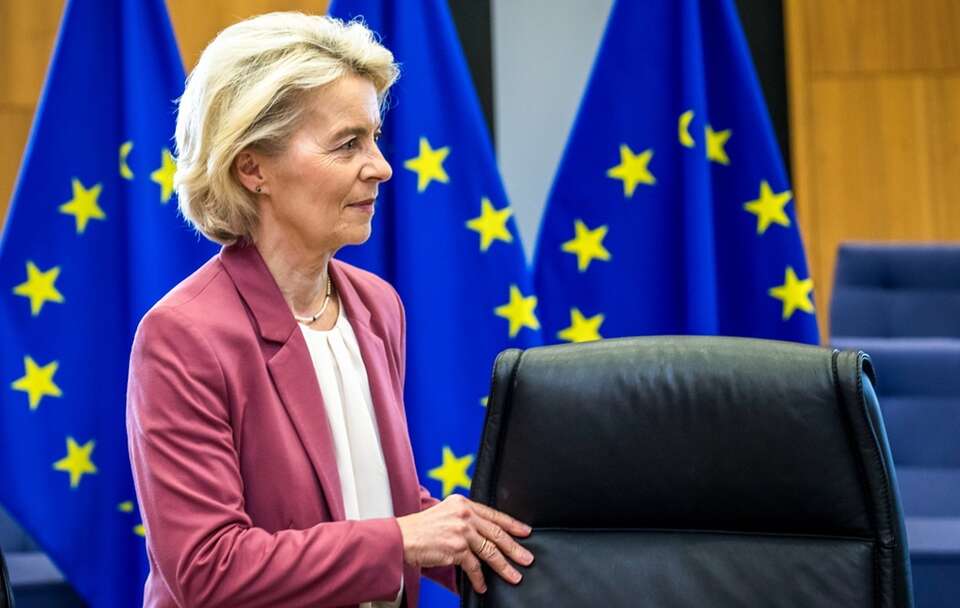 Przewodnicząca KE Ursula von der Leyen / autor: PAP/Wiktor Dąbkowski