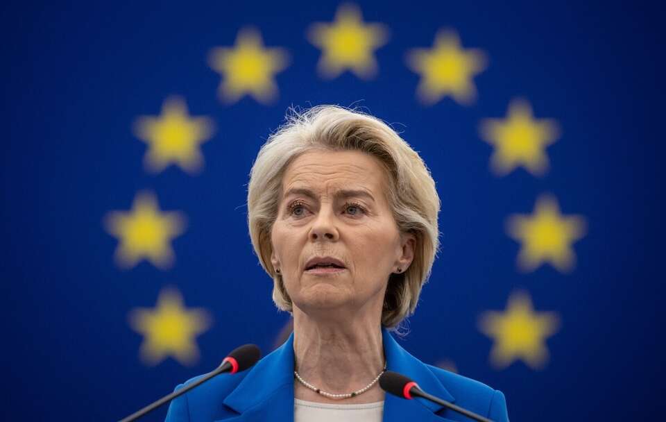 Ursula von der Leyen / autor: PAP/EPA/CHRISTOPHE PETIT TESSON