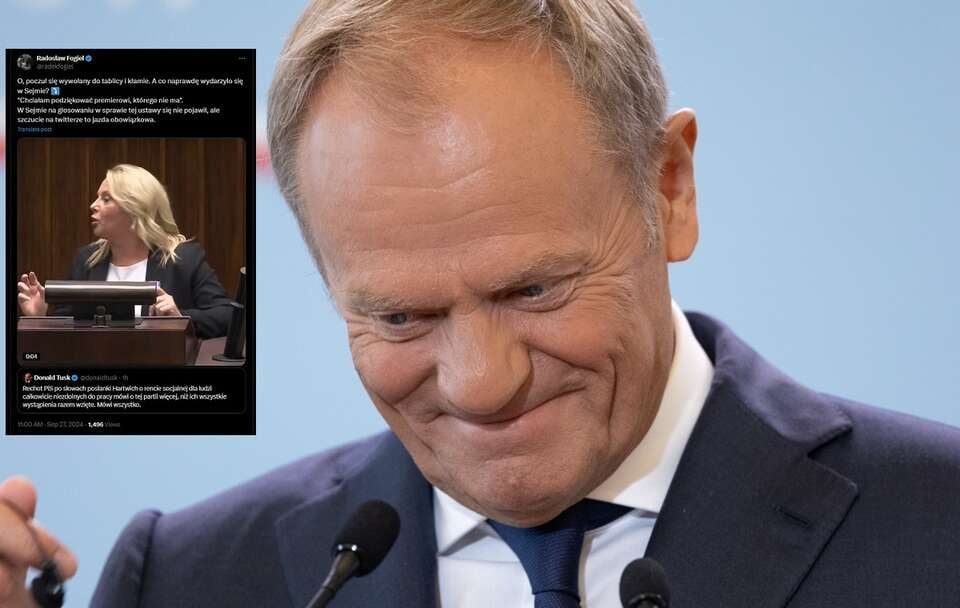 Premier Donald Tusk / autor: Fratria