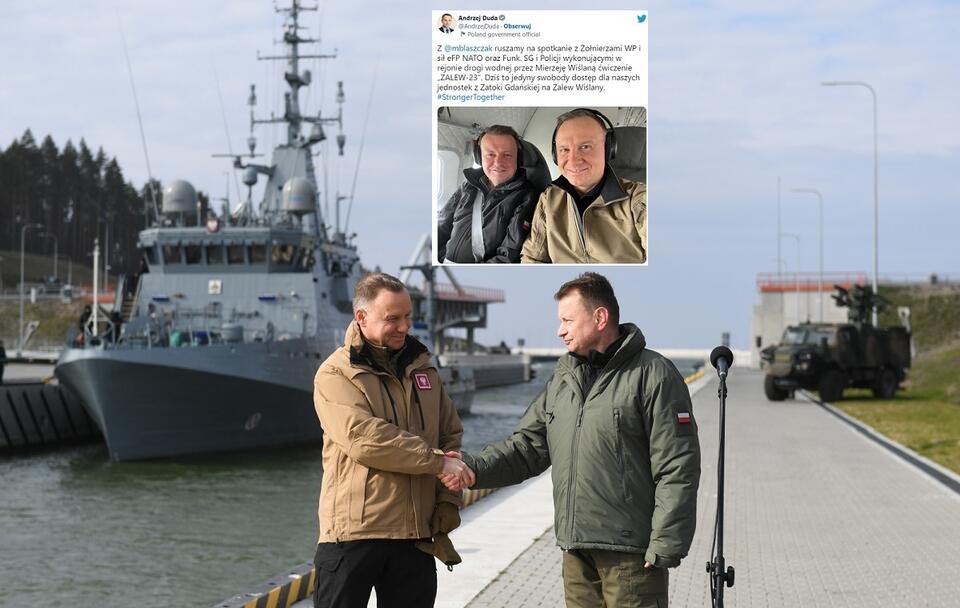 Prezydent i szef MON / autor: PAP/Adam Warżawa/Twitter Andrzej Duda 