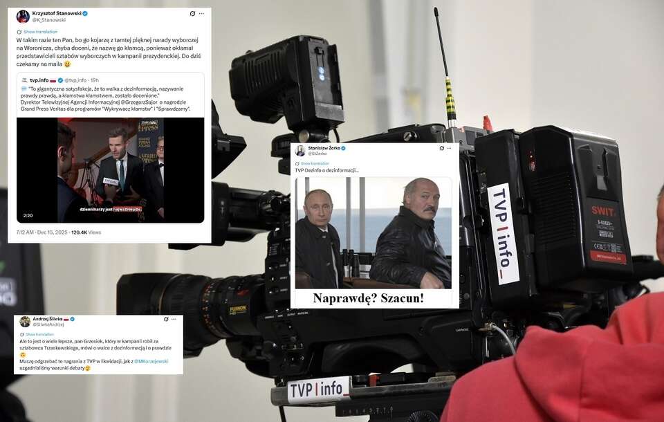 Zdj. ilustracyjne - kamera TVP Info w likwidacji / autor: Fratria