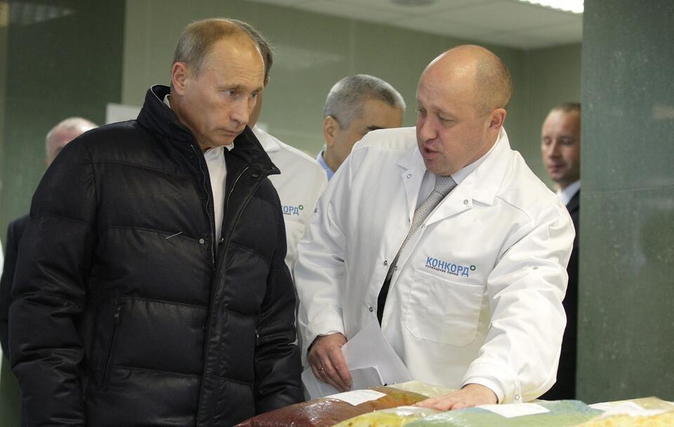 Władimir Putin i Jewgienij Prigożyn / autor: Government of the Russian Federation/CC/Wikimedia Commons