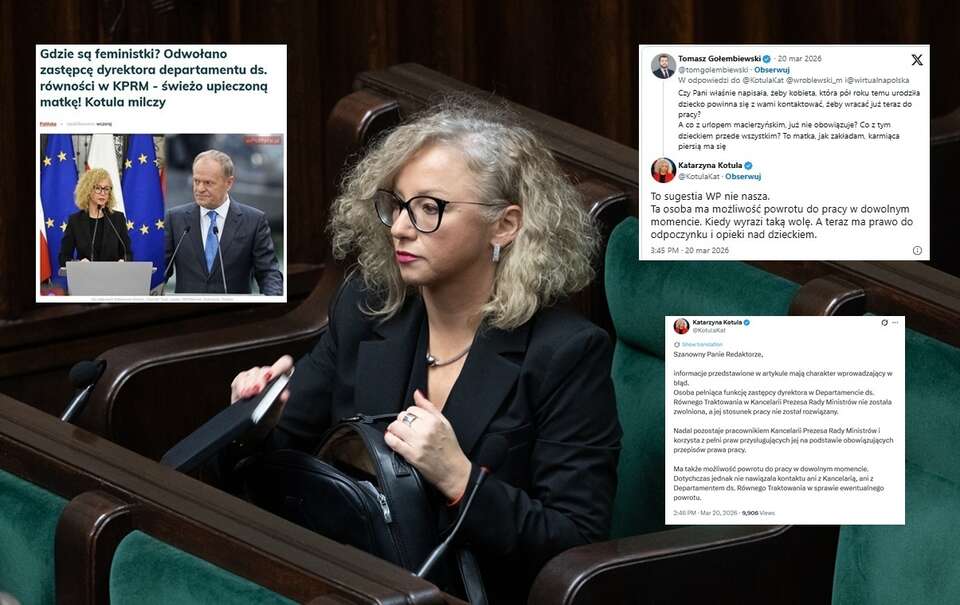 Katarzyna Kotula, sekretarz stanu w KPRM / autor: Fratria