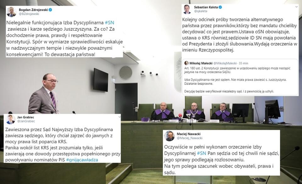 Izba Dyscyplinarna SN / autor: PAP/Leszek Szymański/Twitter