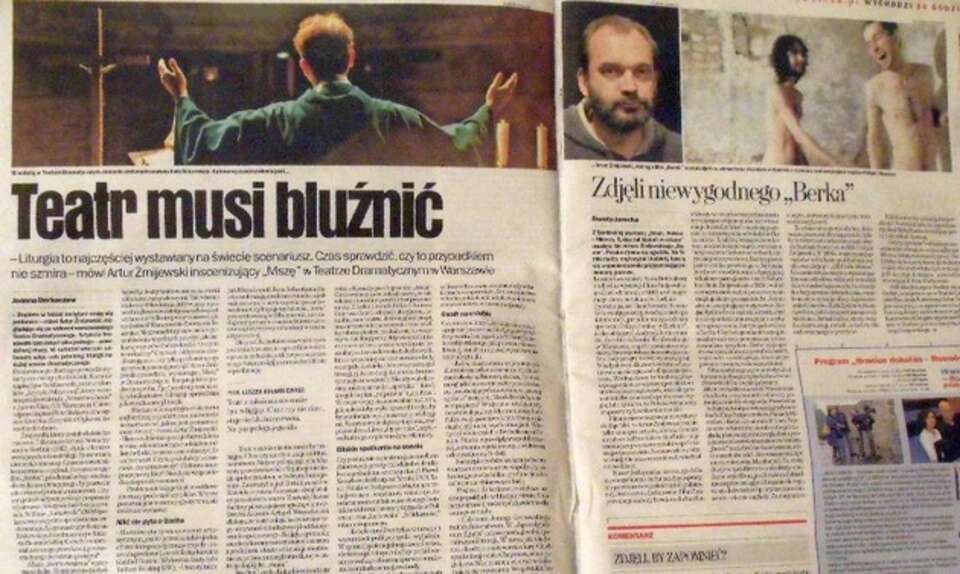 "GW" broniła skandalicznego happeningu w komorze gazowej, fot. wPolityce,pl