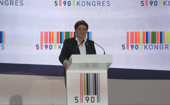 Kongres 590 (WIDEO): Premier Beata Szydło "Moją ambicją jest stworzenie wiodącej na świecie gospodarki"