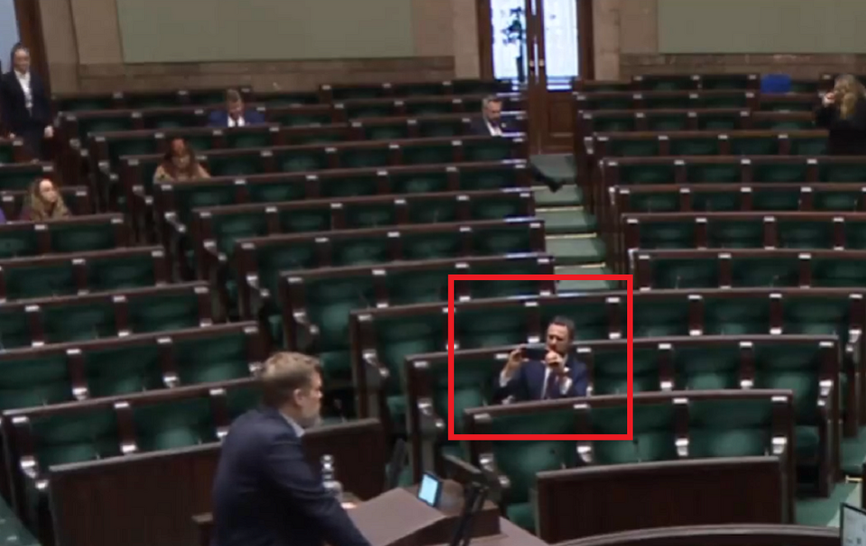 Sejm  / autor: screenshot Twitter @pikus_pol